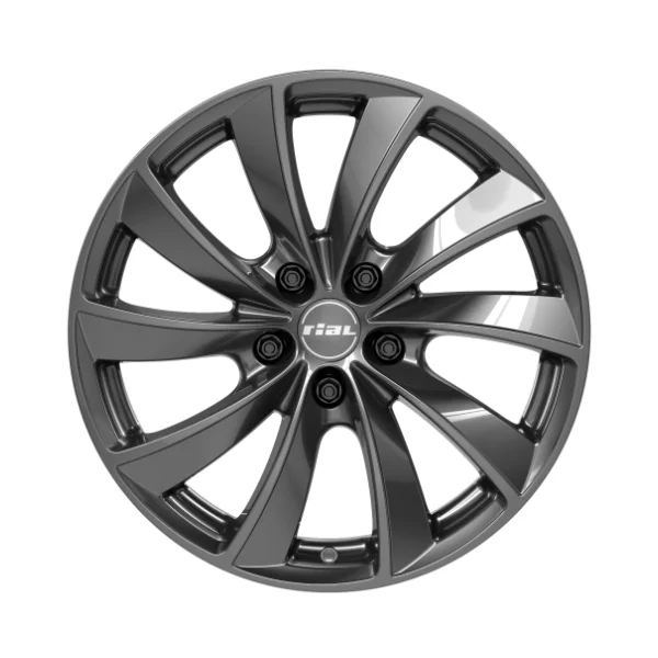 4 ALU Winterräder Tesla Model Y Ronal R68 jetblack 9,5x19 Goodyear