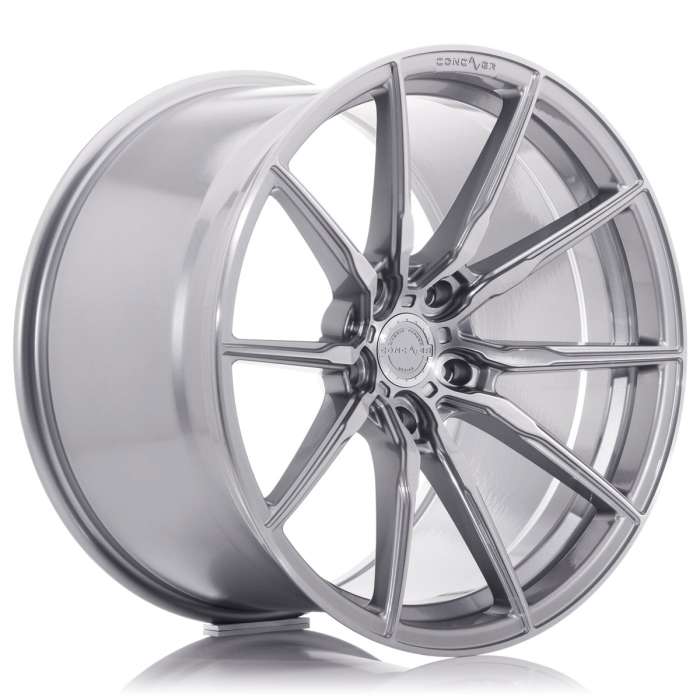 brushed titanium