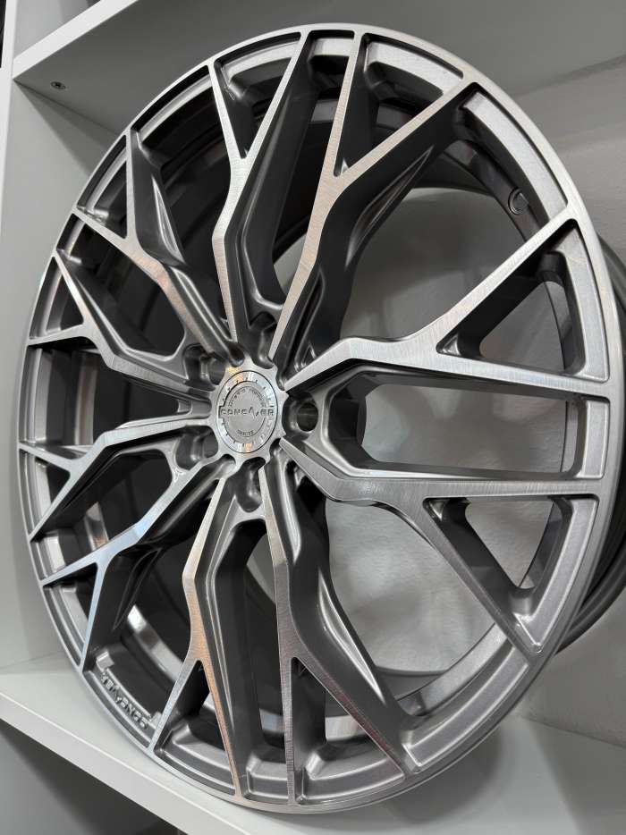 brushed titanium